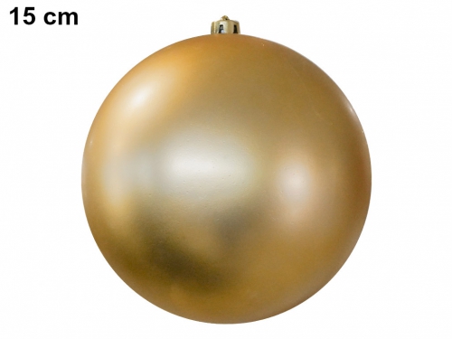 SFERA ORO SATINATA 15 CM