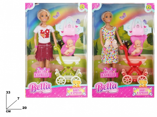 BAMBOLA BELLA COLLECTION BABY A SPASSO