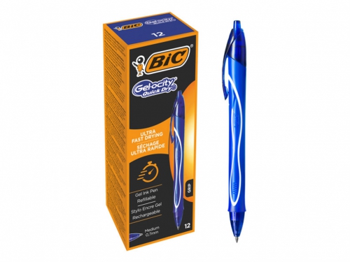 BIC PENNA GELOCITY QUICK DRY BLU
