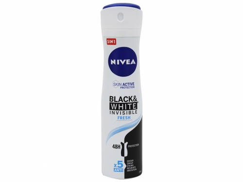 NIVEA DEO SPRAY BLACK/WHITE FRESH 150ML