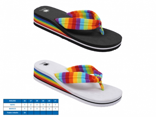 CIABATTA MULTICOLOR 36-41