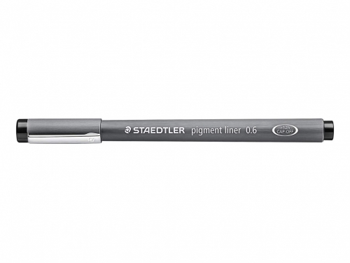 STAEDTLER FINELINER PIGMENT 0,6 NERO