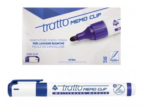 TRATTO MEMO CLIP BLU 851801