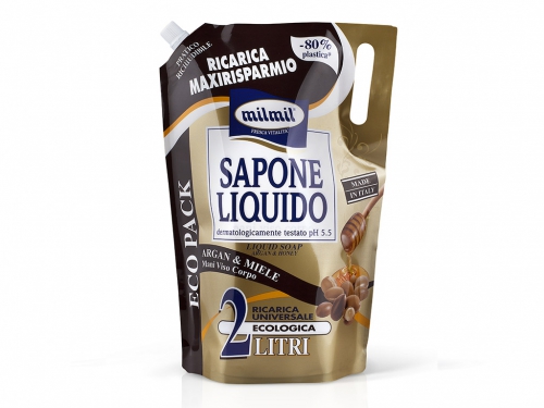 MILMIL BUSTA SOAP ARGAN & MIELE 2L