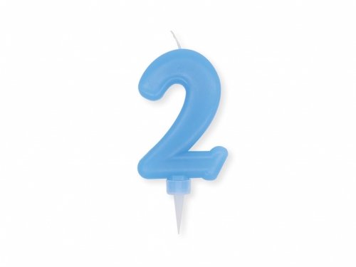 NUM. 2 DI CERA PLUMP CELESTE CM.10