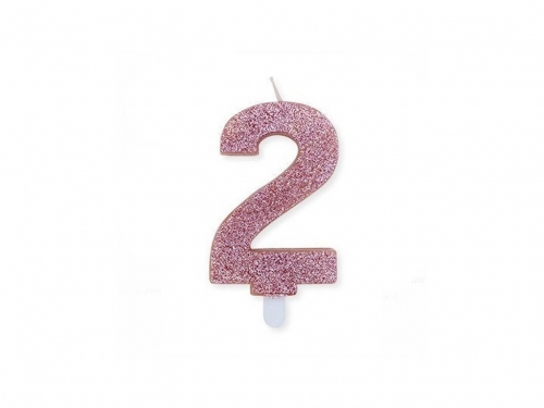 NUM. 2 DI CERA SWEETY ROSE GOLD GLITTER
