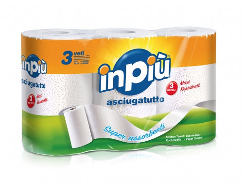 IN PIU' ASCIUGATUTTO 3 ROTOLI