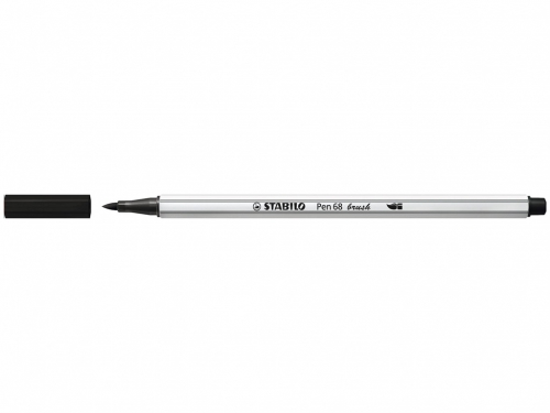 STABILO PENNARELLO PEN68 BRUSH NERO