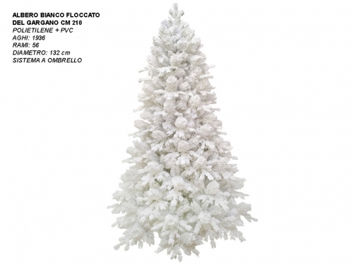 ALBERO BIANCO FLOCCATO DEL GARGANO CM210