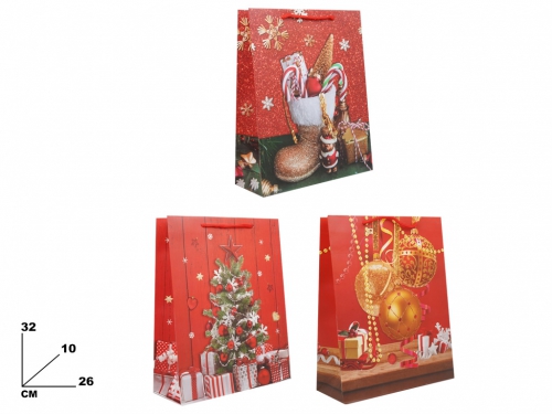 BUSTA NATALE 26*32*10CM