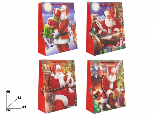 BUSTA NATALE 31*40*12CM