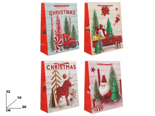 BUSTA NATALE 26*32*10CM