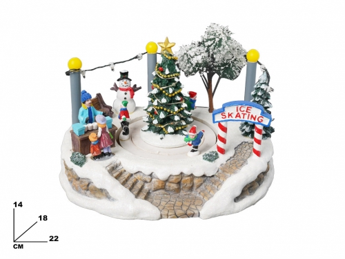 VILLAGGIO NATALIZIO CON LUCI E SUONI