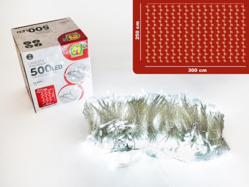 CASCATA 500 FLASH LED L/FREDDA 300x250CM