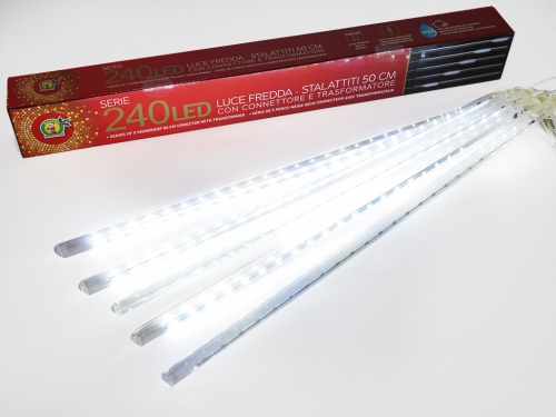 SERIE 240 LED L/FREDDA STALATTITI 50 CM