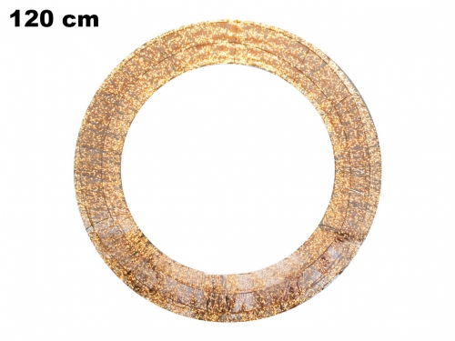 CORONA LUMINOSA L/CALDA 120 CM 16800LED