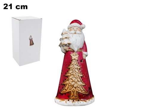 BABBO NATALE CON LED 21,2 CM
