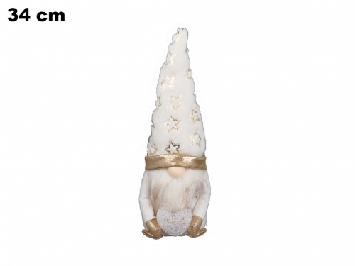 GNOMO CON LUCI 34 CM