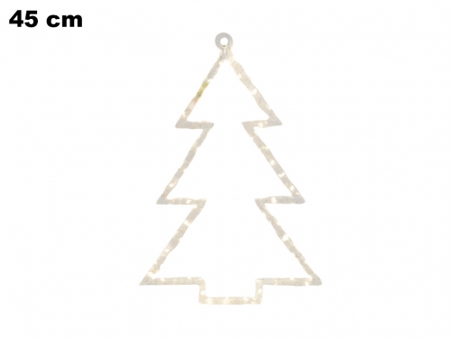 DECORAZIONE ALBERO NATALIZIO CON LUCI