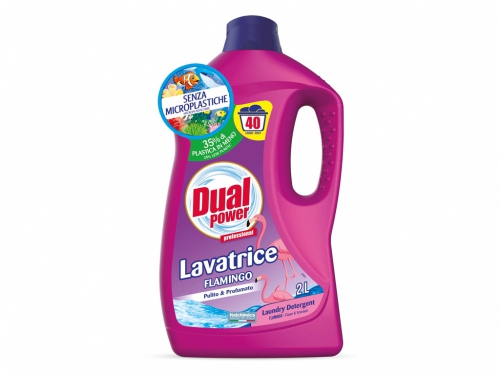 DUAL POWER LAVATR. LIQ. FLAMINGO 40LV 2L