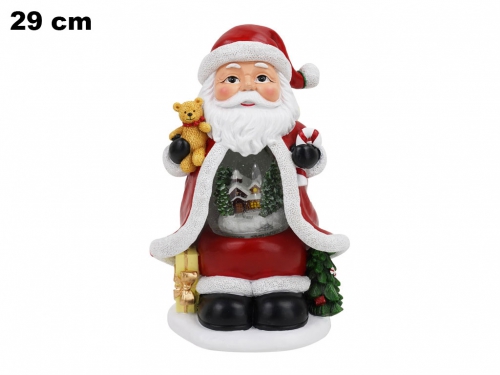 AMPOLLA CON BABBO NATALE CON LUCI SUONI