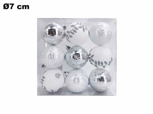 SET 9 PALLINE NATALIZIE
