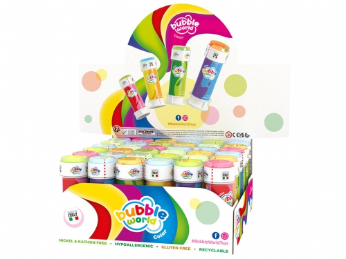 BOLLE DI SAPONE COLORATE