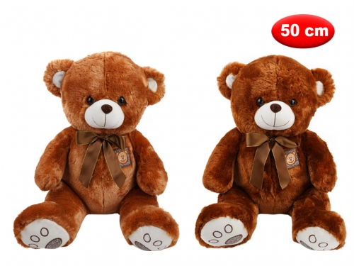 PELUCHE ORSO CON FIOCCO CM 50