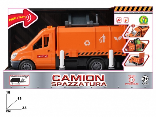 CAMION SPAZZATURA CON SUONI