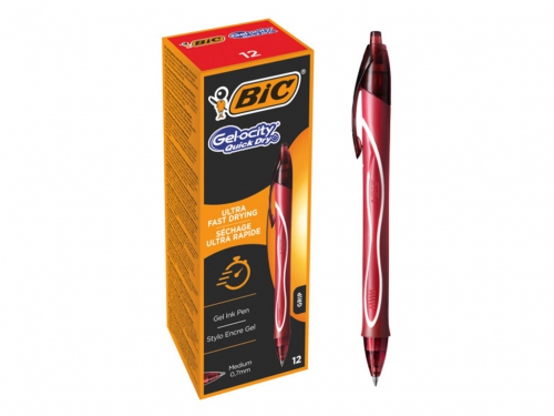 BIC PENNA GELOCITY QUICK DRY ROSSO