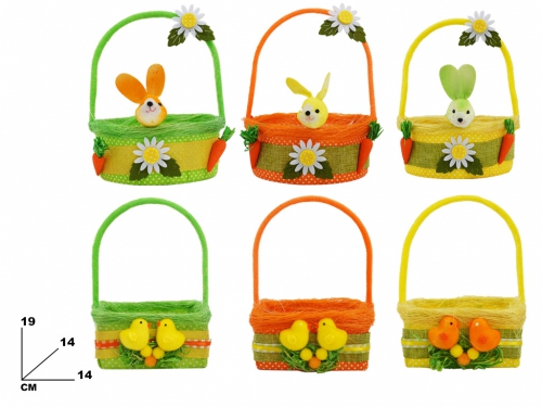 CESTINO DI PASQUA CON MANICO