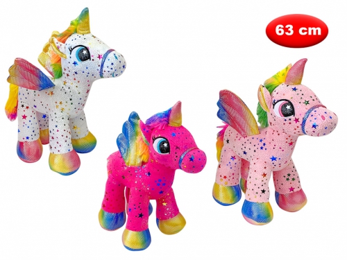 PELUCHE UNICORNO LUNA CM 63