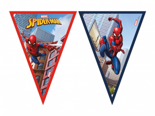 FESTONE BANDIERINE TRIANG. SPIDERMAN