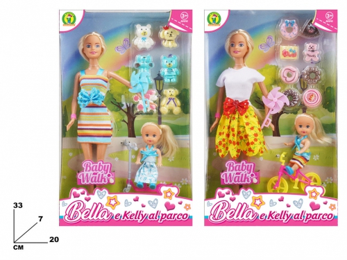 BAMBOLA BELLA E KELLY AL PARCO