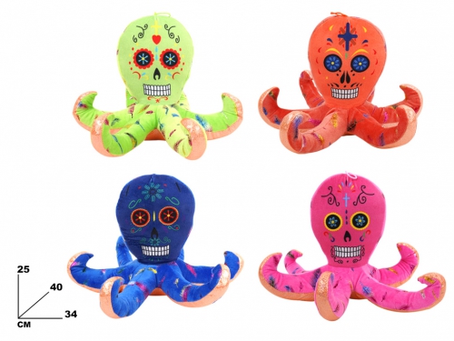 PELUCHE POLPO TESCHIO 25 CM          NET