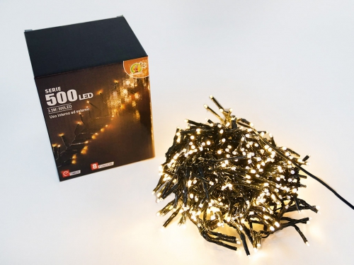 SERIE 500 LED CAVO VERDE LUCE CALDA