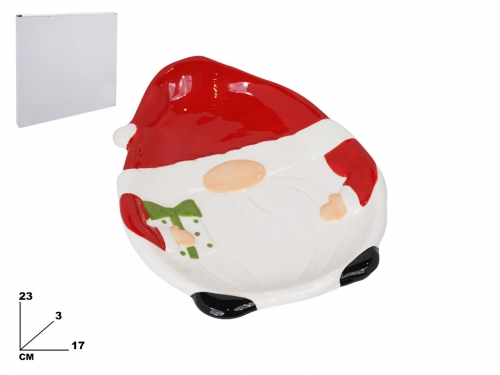PIATTO DECORATIVO NATALIZIO 23 CM