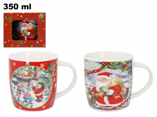 TAZZA DECORATIVA NATALIZIA 2 ASST