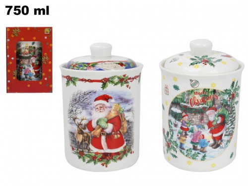 CONTENITORE DECORATIVO NATALIZIO 2 ASST