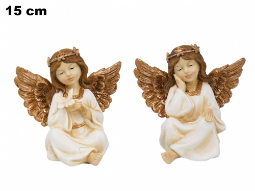 ANGELI CON LED 15CM - 2 ASST.