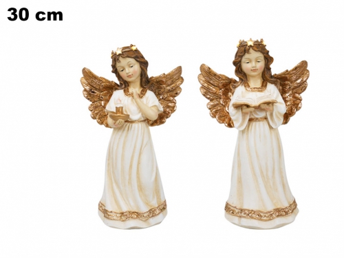 ANGELI CON LED 30CM - 2 ASST.