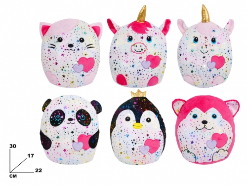 PELUCHE SOFTY STAR 6 ASST. 25 CM