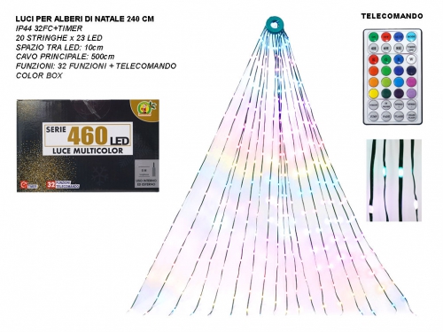 SERIE 460 LED LUCE MULTICOLOR A CASCATA