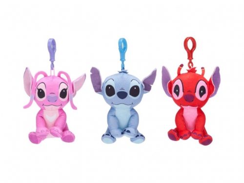 PORTACHIAVI PELUCHE STITCH 3 COL. ASS.