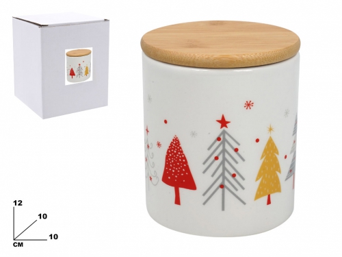 BARATTOLO DECORATIVO NATALIZIO 12 CM