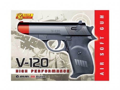 PISTOLA AIR SOFT V-120 CAL. 6MM
