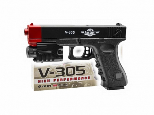 PISTOLA AIR SOFT V-305 CAL. 6MM