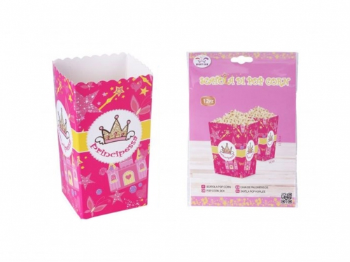 SCATOLA POP CORN PRINCIPESSA 14,5X11,5