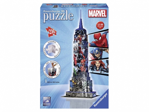 PUZZLE 3D EMPIRE STATE BUIDING MARVEL