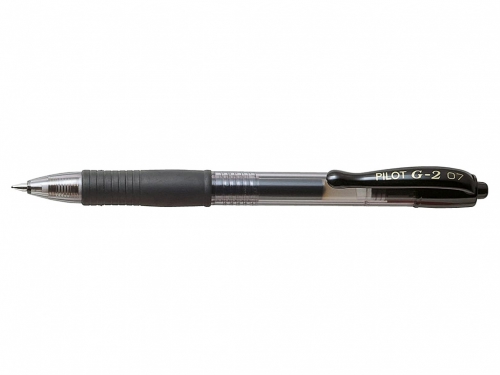 PENNA G2  GEL A SCATTO NERO 0,7MM